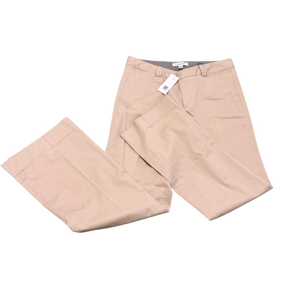 Banana Republic Logan Fit Khaki Cropped Trousers – Size 12 – NWT 🌴
